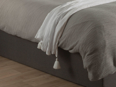 Yellow Plaid Sasha Brilliant White - 100% Katoen-Gauze