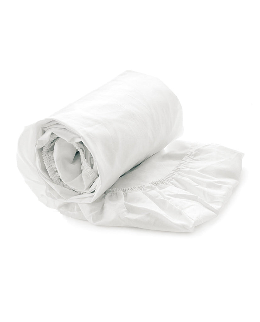 Heckettlane Hoeslaken Elementi White - 100% Katoen-Satijn