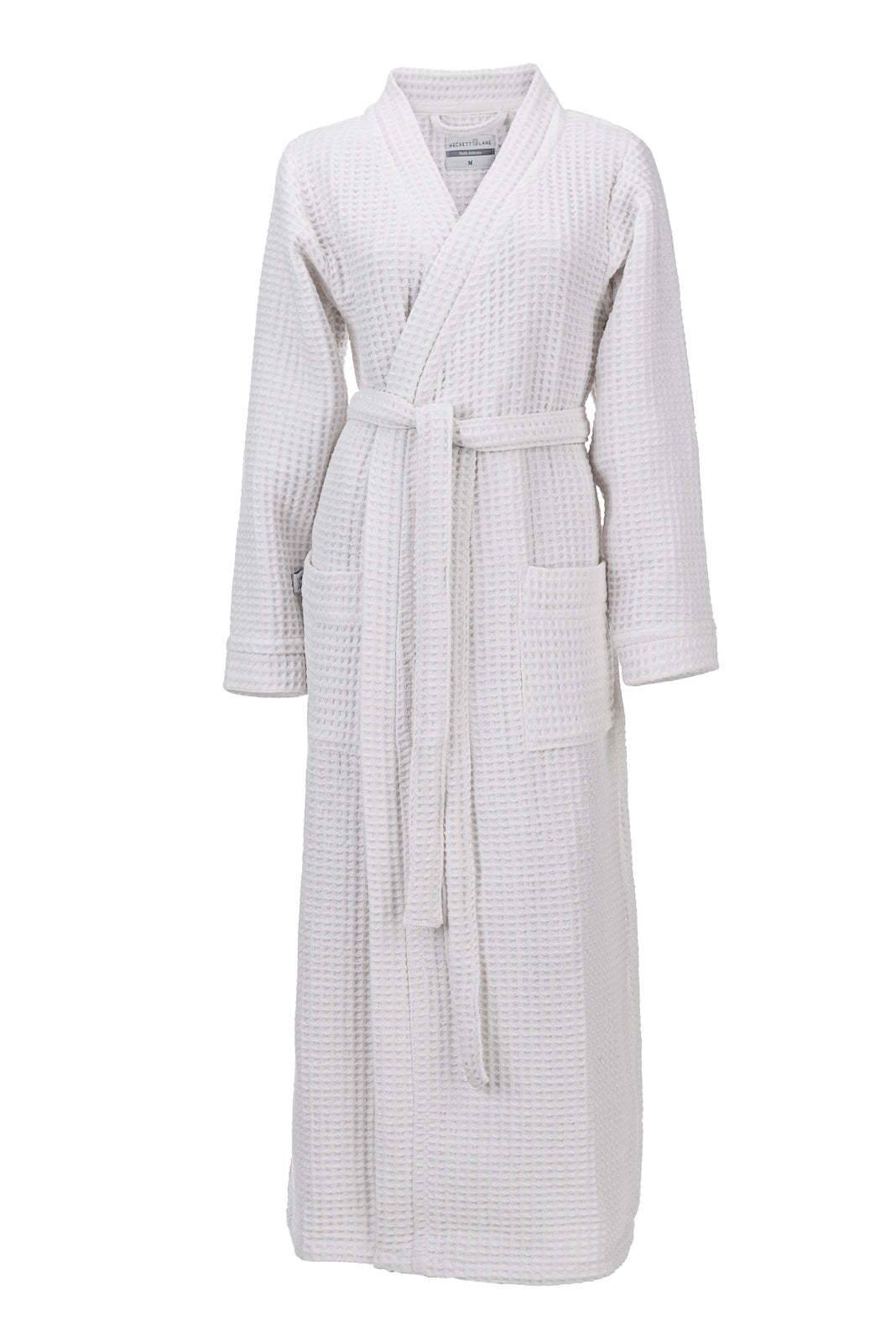 Heckettlane Badjas Wafel Super White 65% Gerecycled Katoen 35% Andere Vezels