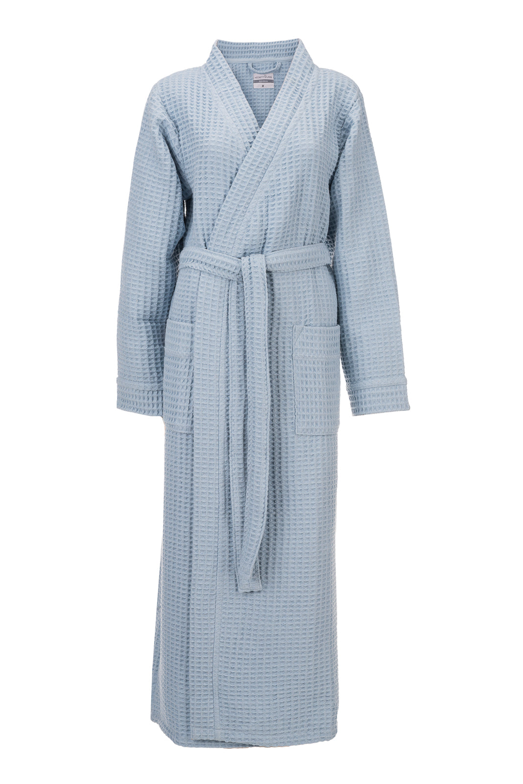 Heckettlane Badjas Wafel Ice Blue 65% Gerecycled Katoen 35% Andere Vezels