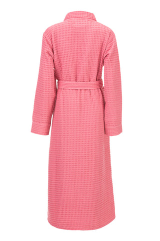 Heckettlane Badjas Wafel Baby Pink 65% Gerecycled Katoen 35% Andere Vezels