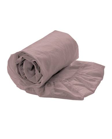 Heckettlane Hoeslaken Elementi Rose Tan - 100% Katoen-Satijn