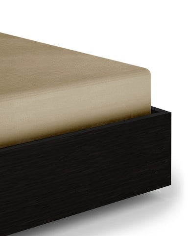 Heckettlane Hoeslaken Elementi Mojave Sand - 100% Katoen-Satijn