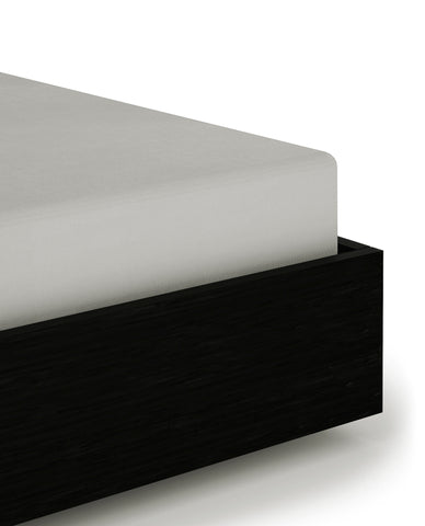 Heckettlane Hoeslaken Elementi Cloud Grey - 100% Katoen-Satijn