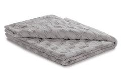 Plaid Delphi Lava Grey - Polyester Fake Fur