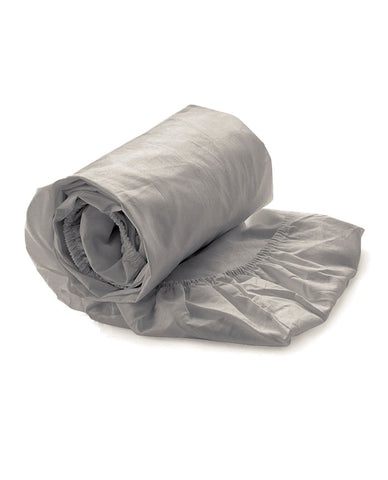Heckettlane Hoeslaken Elementi Glacier Grey - 100% Katoen-Satijn