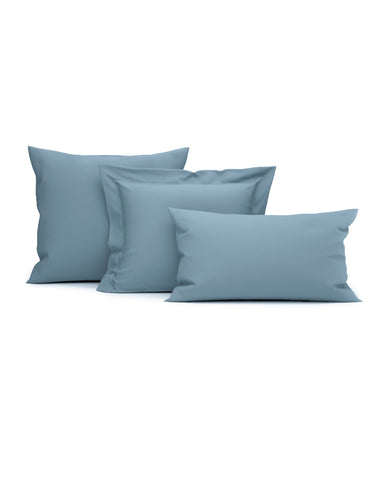 Heckettlane Kussensloop Elementi Colonial Blue - 100% Katoen-Satijn