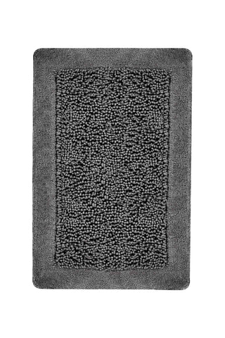 Heckettlane Badmat Buchara Classic Anthracite - 100% Katoen