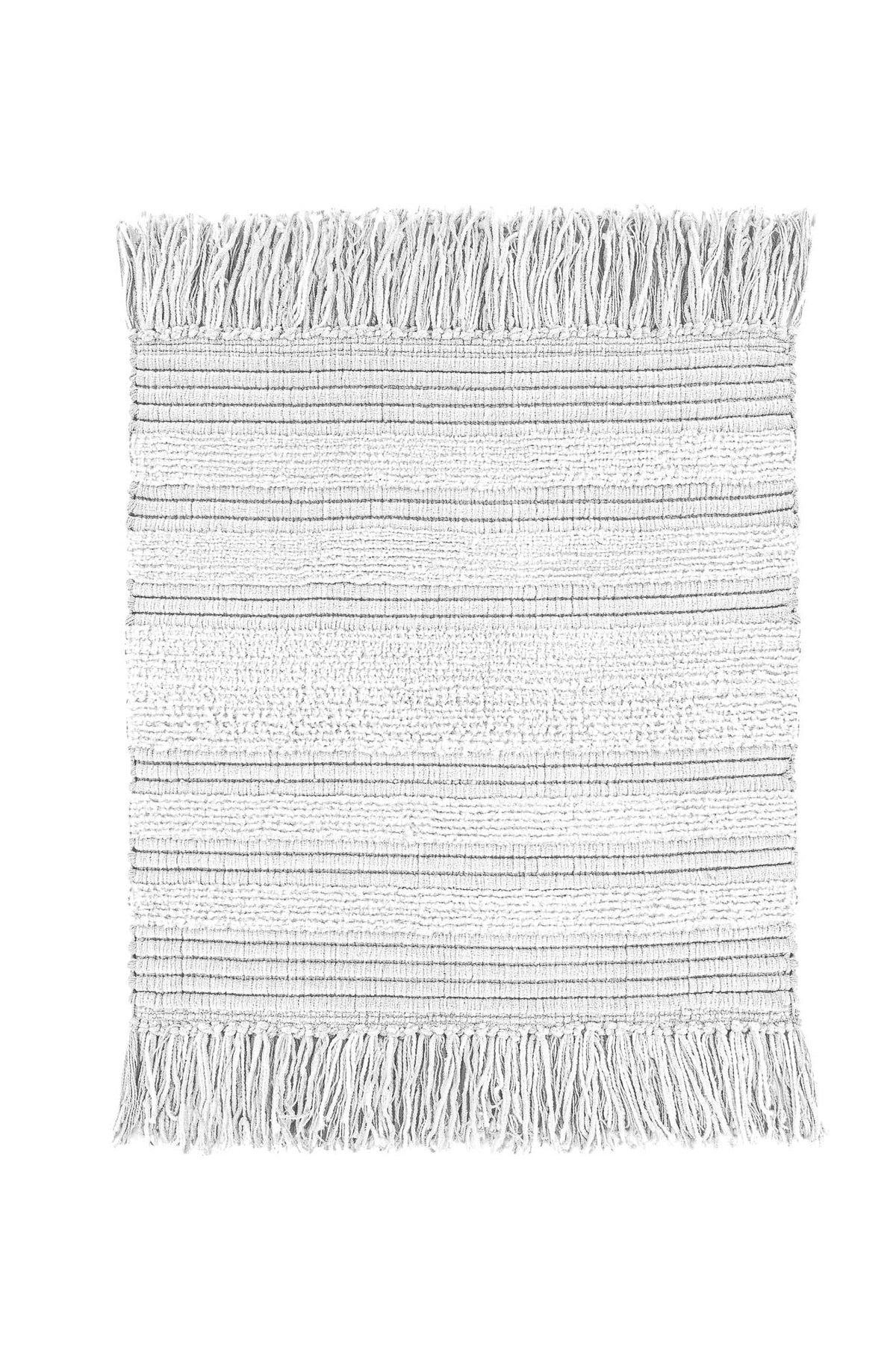 Heckettlane Badmat Nukus White - 100% Katoen