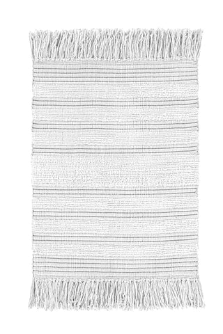 Heckettlane Badmat Nukus White - 100% Katoen