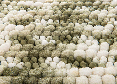 Heckettlane Badmat Brenda Army Green - 60% Katoen 40% Polyester