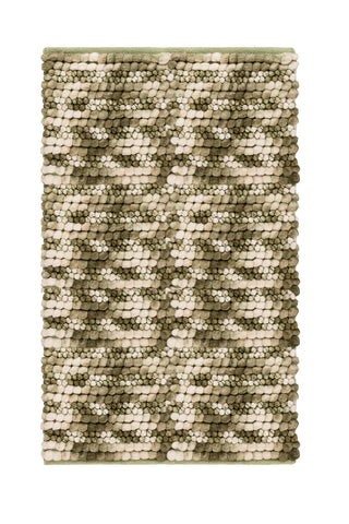 Heckettlane Badmat Brenda Army Green - 60% Katoen 40% Polyester