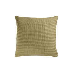 Kussensloop Wafel Olive Green - 100% Katoen