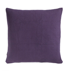 Kussensloop Wafel Velvet Purple - 100% Katoen