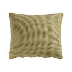 Kussensloop Wafel Olive Green - 100% Katoen