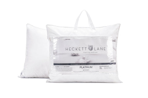 Heckettlane Punt Hoofdkussen Platinum - 90% Goose Down