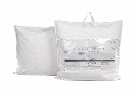 Heckettlane Punt Hoofdkussen Platinum - 90% Goose Down