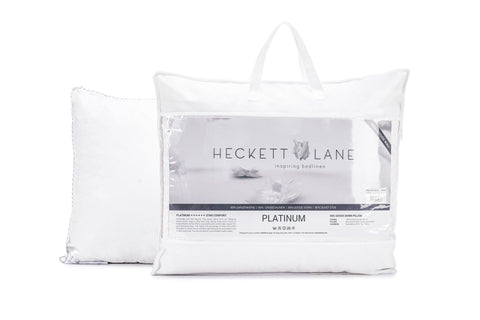 Heckettlane Box Hoofdkussen Platinum - 90% Goose Down