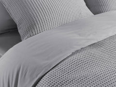 Dekbedovertrek Vafala Melange Grey - Katoen-Percale