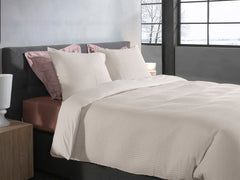 Dekbedovertrek Vafala Ivory White - Katoen-Percale