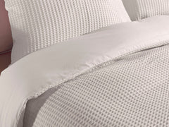 Dekbedovertrek Vafala Ivory White - Katoen-Percale