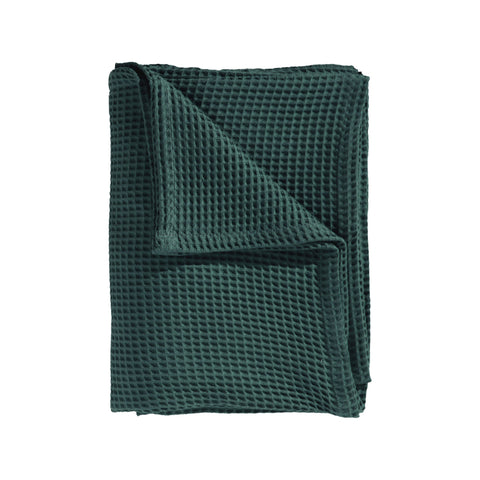 Heckettlane Sprei Wafel Army Green - 65% Gerecycled Katoen 35% Andere Vezels