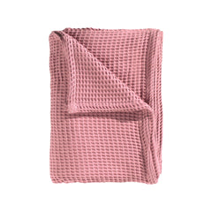 Sprei Wafel Baby Pink - Gerecycled Katoen