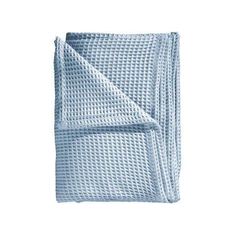 Heckettlane Sprei Wafel Ice Blue - 65% Gerecycled Katoen 35% Andere Vezels