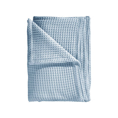 Sprei Wafel Ice Blue - Gerecycled Katoen