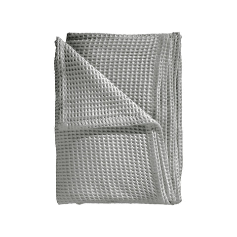 Heckettlane Sprei Wafel Melange Grey - 65% Gerecycled Katoen 35% Andere Vezels