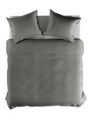 Dekbedovertrek Percale Steel Grey - 100% Katoen-Perkal